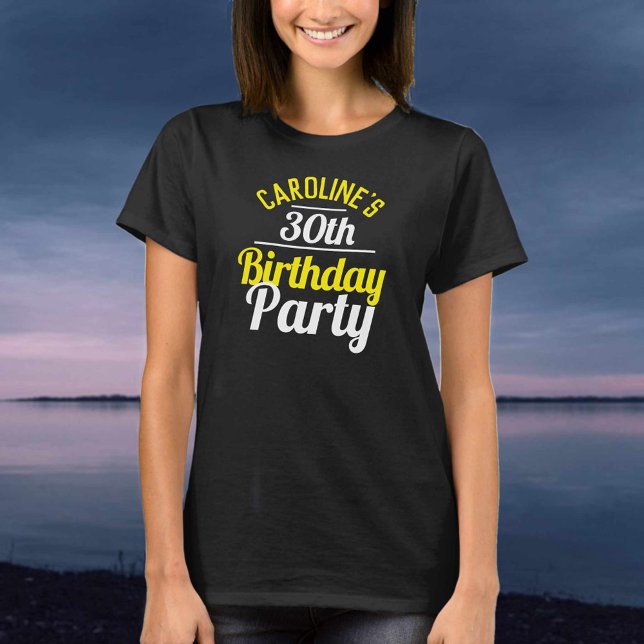 Celebration of a 30th Birthday Party T-Shirt (Creator Uploaded)