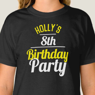 Celebration of a 8th Birthday Party T-Shirt