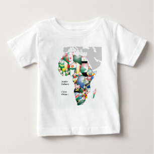 Celebration of Africa in Flags Design Baby T-Shirt