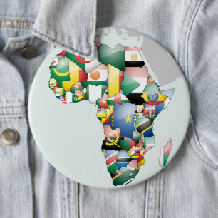 Celebration of African Diversity: Colours of Afric 6 Cm Round Badge