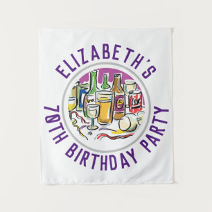 Celebration of Age 70th Birthday Tapestry