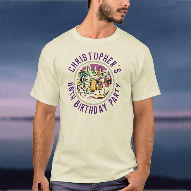 Celebration of Age 80th Birthday T-Shirt (Creator Uploaded)