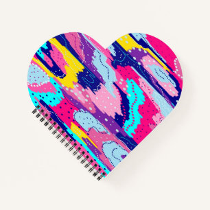 Celebration of Color Abstract Art Notebook