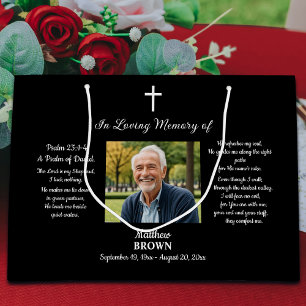 Celebration Of Life 1 Photo Bible Verse  Large Gift Bag