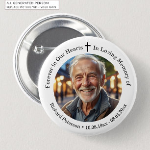 Celebration of Life 1 Special Photo 6 Cm Round Badge