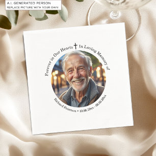 Celebration of Life 1 Special Photo Napkin