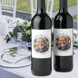Celebration of Life 1 Special Photo  Wine Label