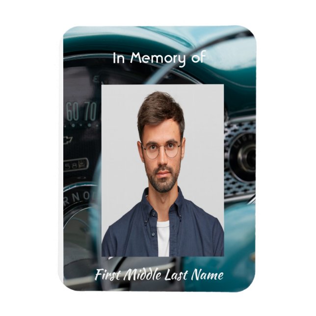 Celebration of Life  Antique Cars Auto Vehicles Magnet (Vertical)