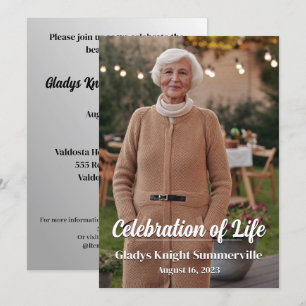 Celebration of Life Card Eternally Yours QR Code