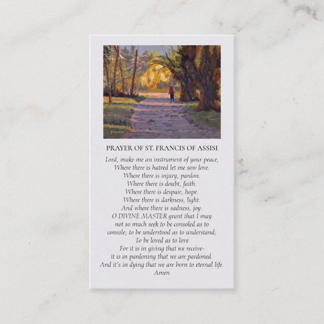 Celebration of Life Country Life Sympathy Card (Front)