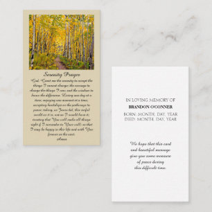 Celebration of Life Countryside Sympathy Card