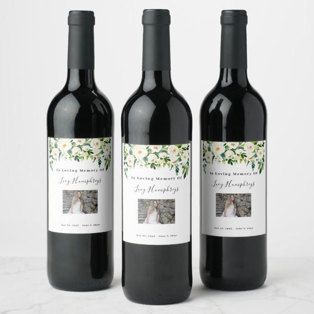 Celebration Of Life Decor, Wine Bottle Label, Label (Bottles)