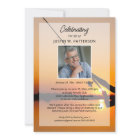 Celebration of Life Fishing Themed Photo Funeral