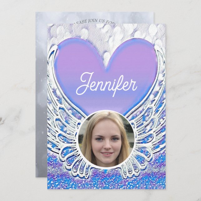 Celebration of Life Funeral Invitation (Front/Back)