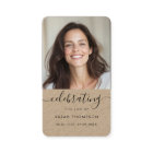 Celebration Of Life Funeral Memorial Prayer Card