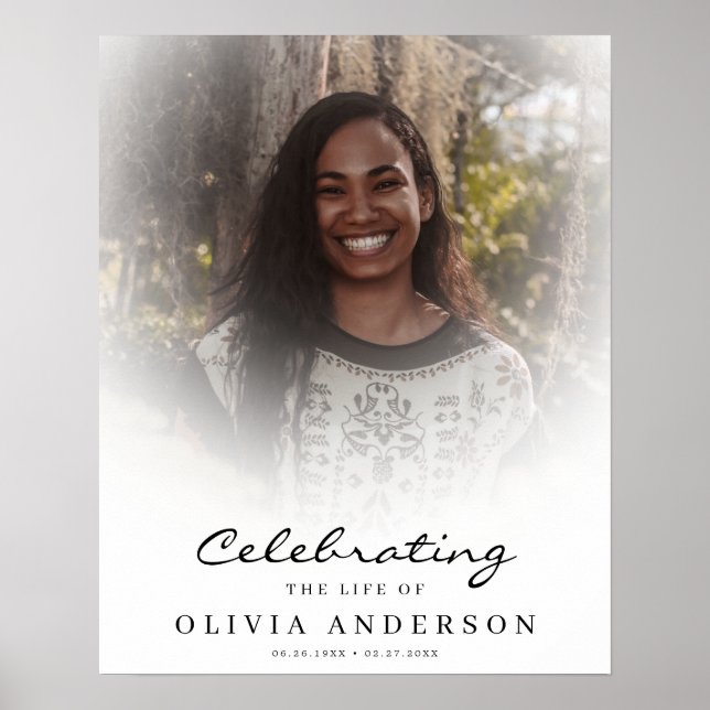 Celebration of Life Funeral Welcome Sign (Front)