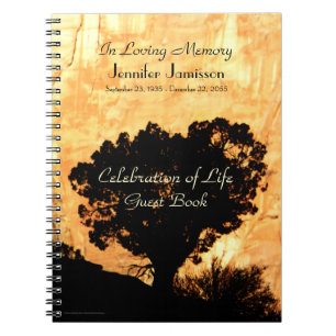 Celebration of Life Guest Book Lone Tree in Canyon