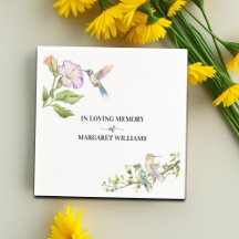 Celebration Of Life Hummingbirds Floral