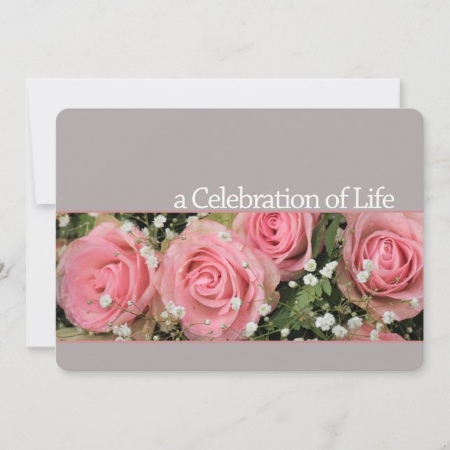 Celebration of Life Invitation (Front)