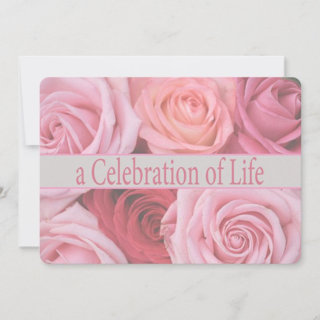Celebration of Life Invitation (Front)