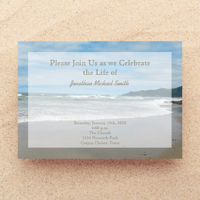 Celebration of Life Invitation (Creator Uploaded)