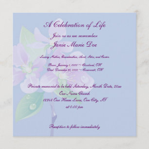 Celebration of Life Invitation