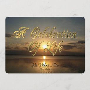 Celebration of life Invitation