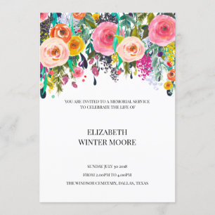 Celebration Of Life Invitations