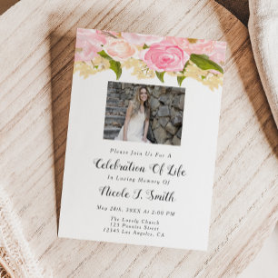 Celebration Of Life Invitations