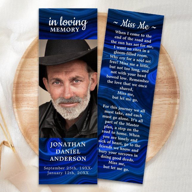 Celebration Of Life Memorial Funeral Bookmark (Creator Uploaded)