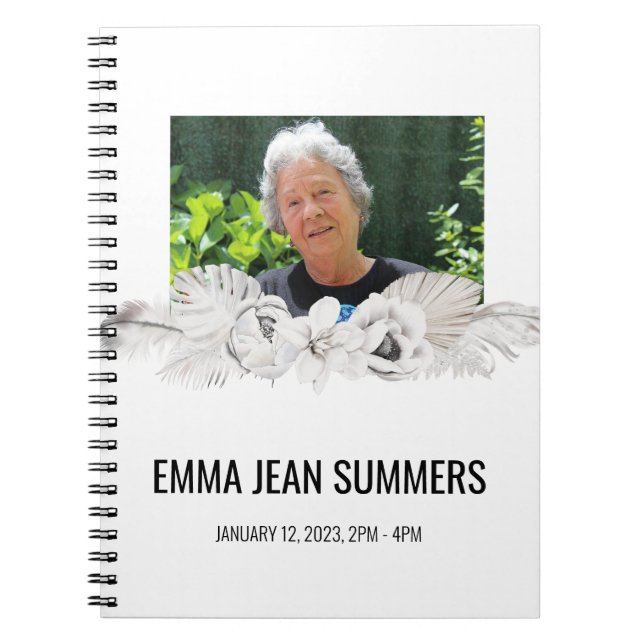 Celebration of Life Memorial Guest Book Photo  (Front)