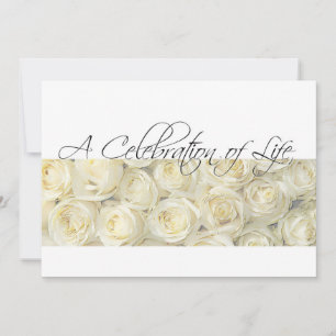 Celebration of Life Memorial Service Invitation