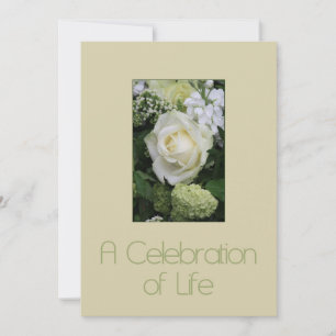 Celebration of Life Memorial Service Invitation