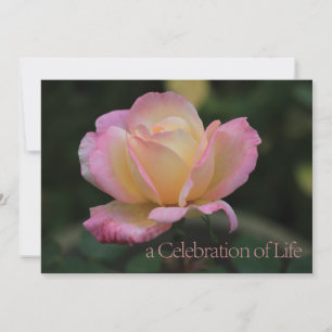 Celebration of Life Memorial Service Invitation