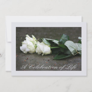 Celebration of Life Memorial Service Invitation