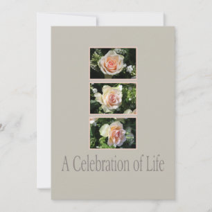 Celebration of Life Memorial Service Invitation