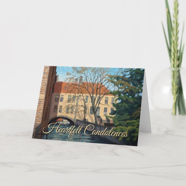Celebration of Life Memorial Sympathy Card (Front)