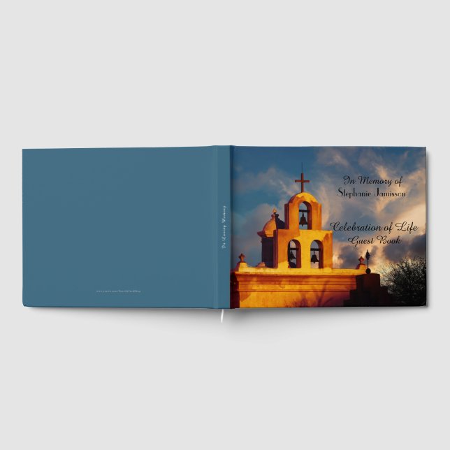 Celebration of Life Name Sunrise at Mission Church Guest Book (Full)