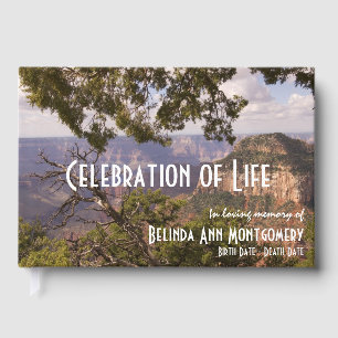 Celebration Of Life North Rim Grand Canyon Custom Guest Book