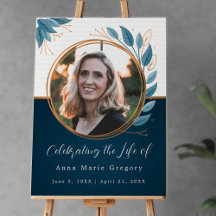 Celebration of Life Photo Bronze Memorial Funeral