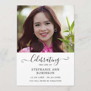 Celebration of Life Photo Order of Service Programme