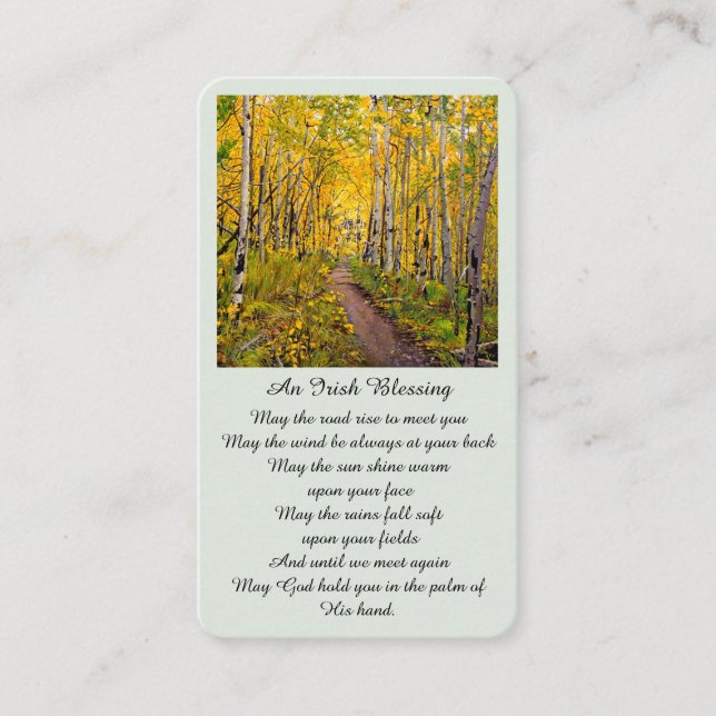 Celebration of Life Picture Memorial Card (Front)