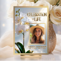 Celebration of Life Prayer Thank You Orchids