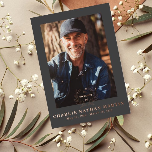 Celebration of Life Program Real Foil Headline (Creator Uploaded)