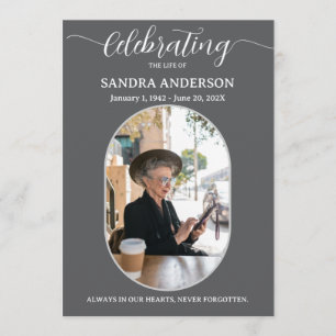 Celebration of Life Programs – Forever In Our Hear Programme