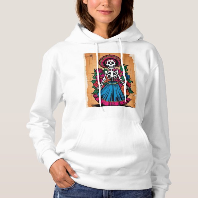 Celebration of Life - Traditional Catrina Hoodie (Front)