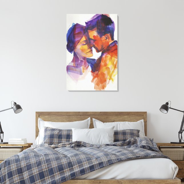 Celebration of Love 2 Canvas Print (Insitu(Bedroom))