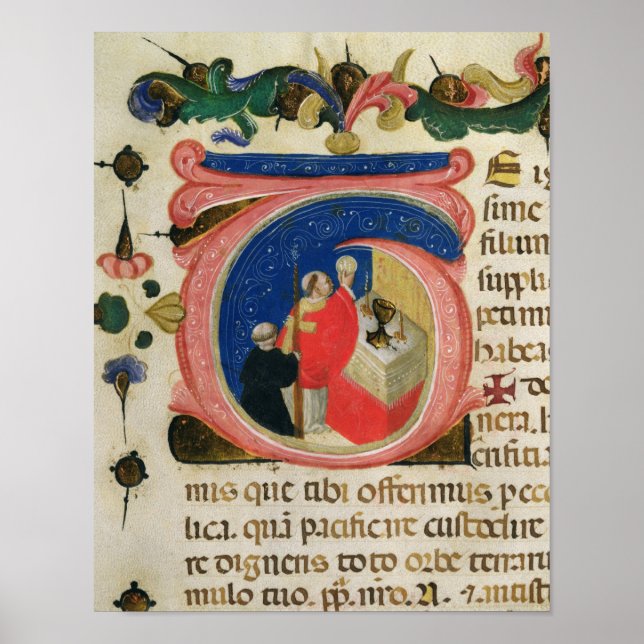 Celebration of the Eucharist Poster (Front)