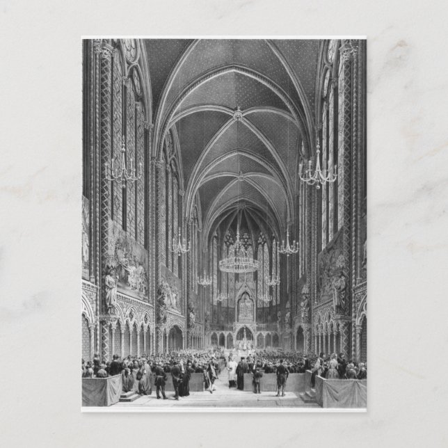 Celebration of the mass for the magistrature invitation postcard (Front)