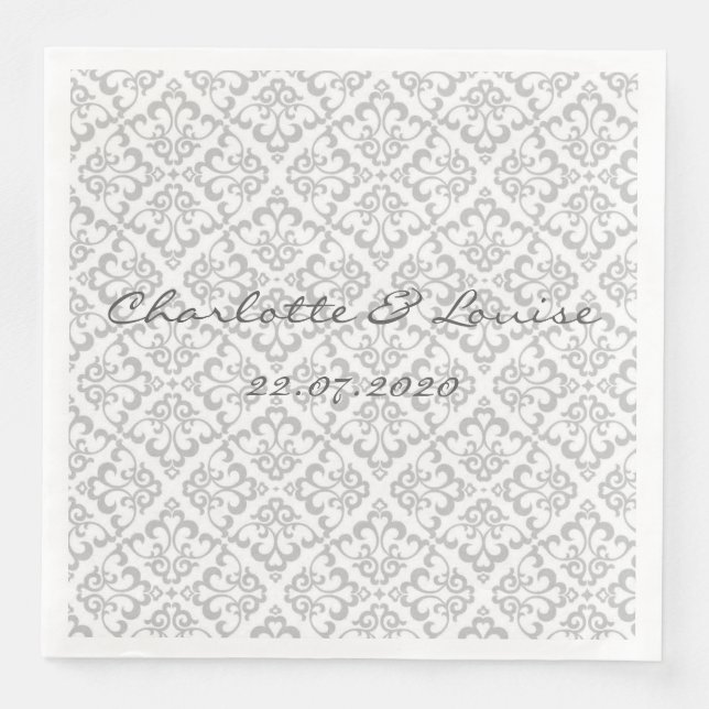 Celebration Paper Napkin - Personalised (Front)